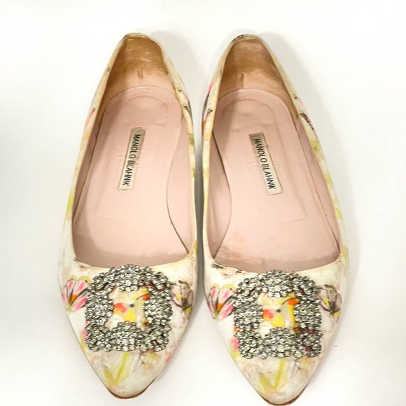 Manolo Hangisi Butterfly Flats- Size 40 - Picture 2 of 9